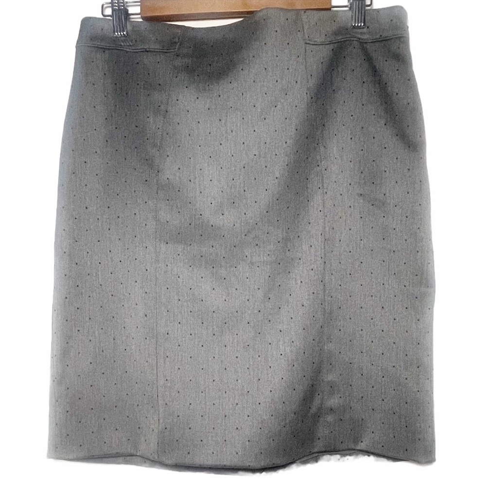 Banana Republic grey polka dot skirt size 12